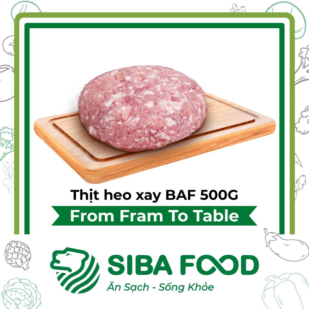 Thịt xay Heo Ăn Chay BaF 500G
